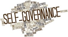 17020499 - abstract word cloud for self-governance with related tags and terms